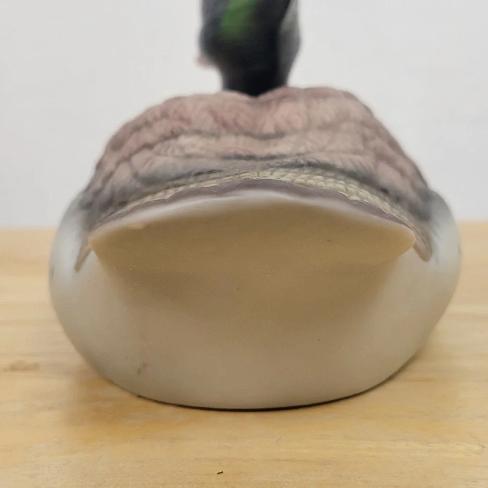 Vintage Sigma the Tastesetter Ceramic Merganser Duck Decoy Figurine Rustic Cabin